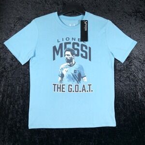 Messi Collection Kids Lionel Messi The G.O.A.T. Graphic T-Shirt Blue Size 14/16
